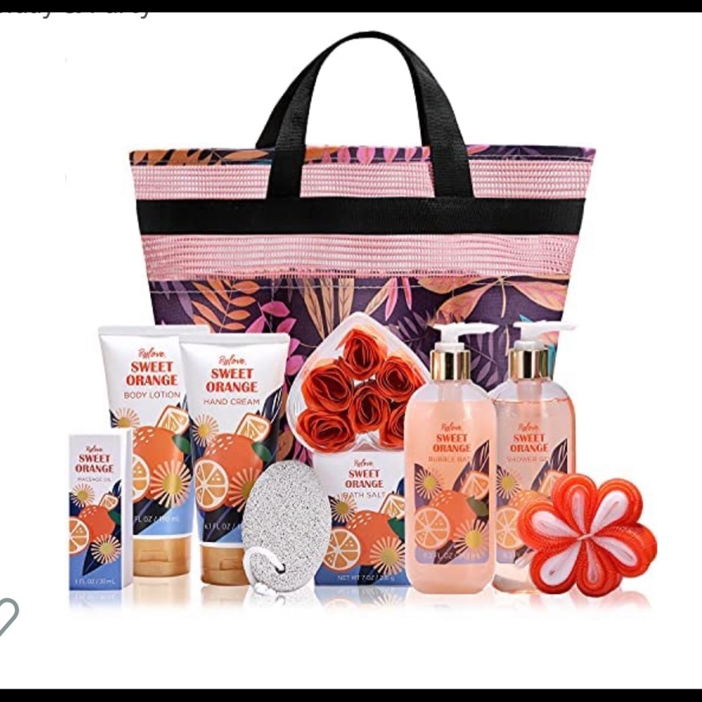 Sweet Orange Bath set